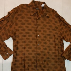 PRE-OWNED PAVONE  MADE IN ITALY MENS BUTTON FRONT